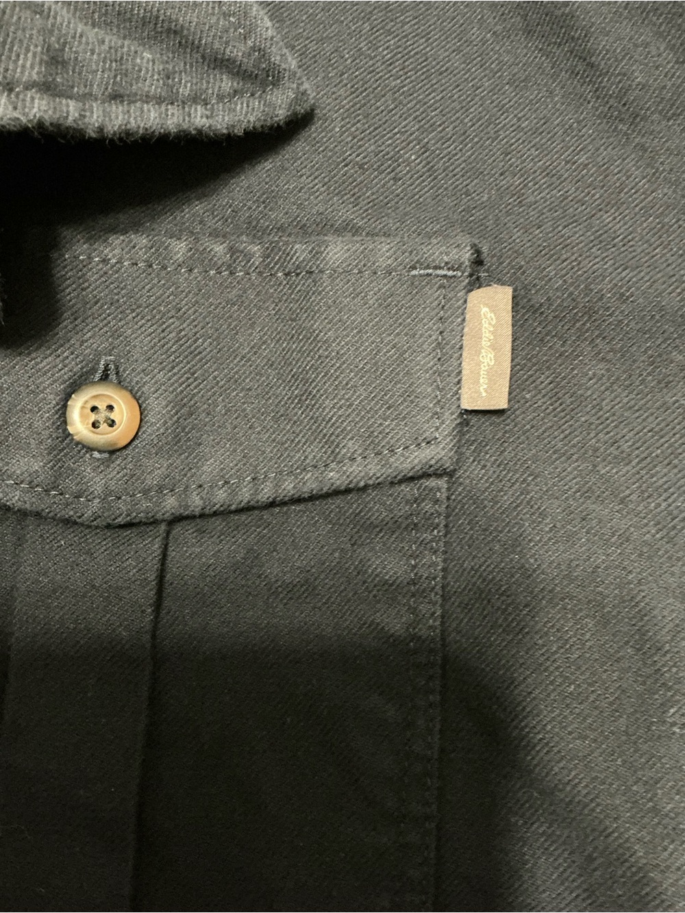 Men's Eddie Bauer Vintage Classic Chamois Shirt - Picture 4 of 7